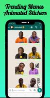Funny Animated Stickers Khaby Plakat