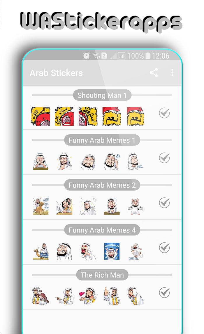 Wastickerapps Stiker Arab Lucu For Android Apk Download