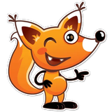 Cute Fox Stickers WAStickerApp