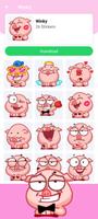 Funny Pig Stickers WAStickers capture d'écran 2