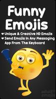 Funny Emoji Sticker Keyboard Affiche