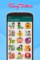 برنامه‌نما Funny Stickers(WAStickersApp) عکس از صفحه