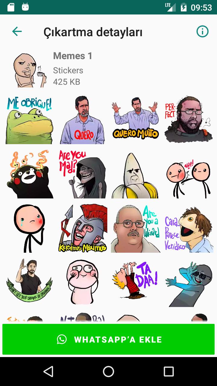 Android için WhatsApp için komik çıkartmalar - WAStickerApps - APK'yı İndir