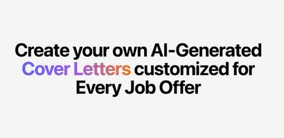 Cover Letter AI Poster