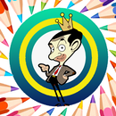 Coloring Book Mr Funny : Bean Coloring Game APK