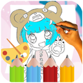 Coloring Japanese Anime - Drawing Book