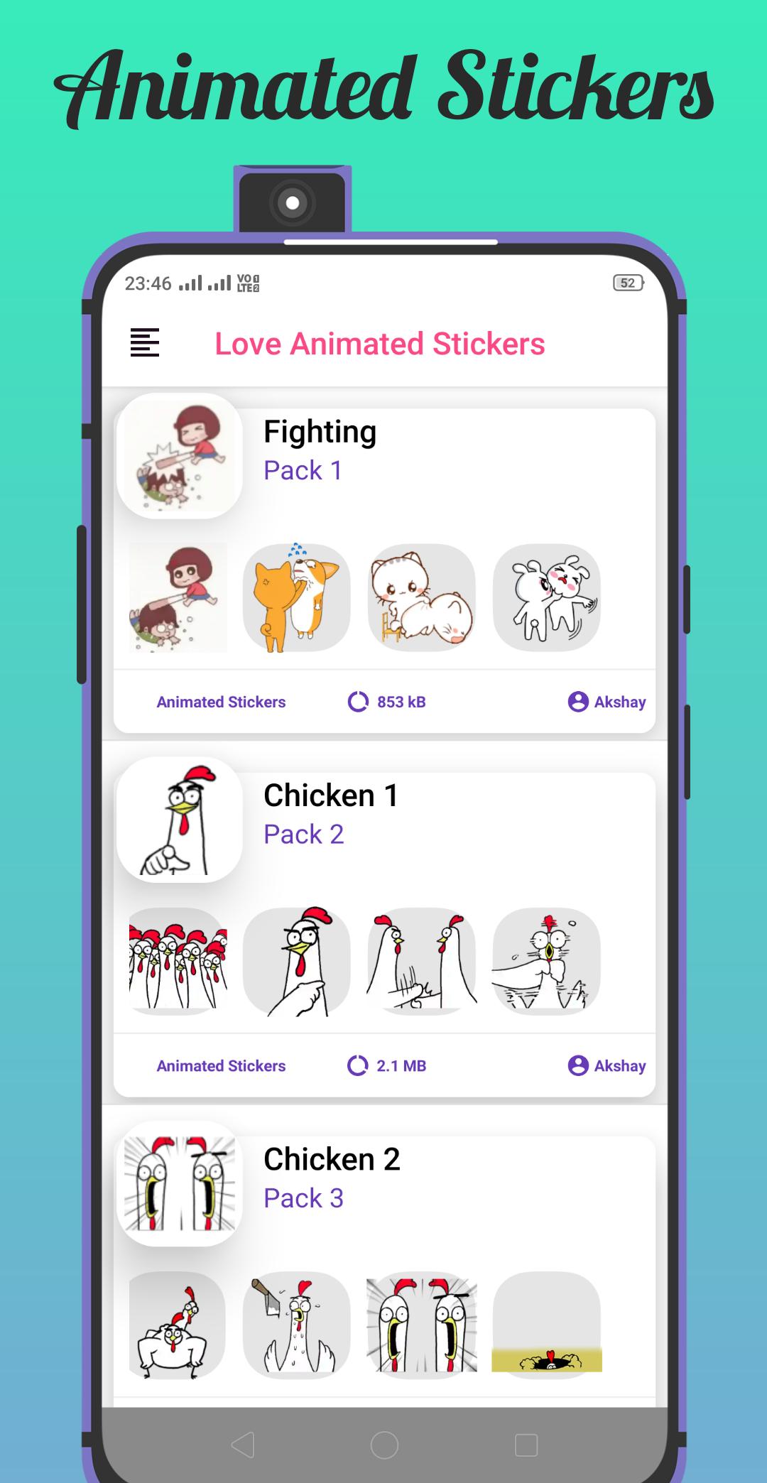 Cartoon Animated Stickers 2023 APK für Android herunterladen