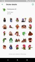 Funny Clash Stickers for WAStickerApps ภาพหน้าจอ 2