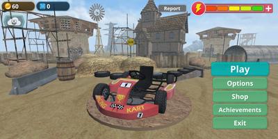 Racing Kart 3D Affiche