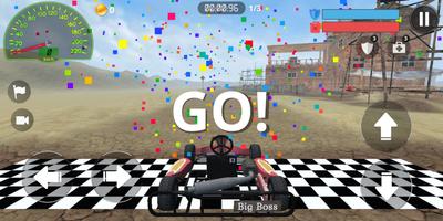 برنامه‌نما Racing Kart 3D عکس از صفحه