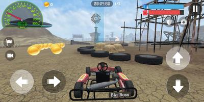 برنامه‌نما Racing Kart 3D عکس از صفحه