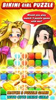 Poster bikini girl puzzle