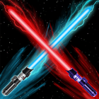 Simulator pedang laser ikon