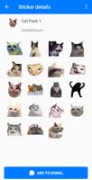 Funny Cat Memes Stickers for Signal Messenger Cartaz