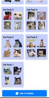 Funny Cat Memes Stickers for Signal Messenger imagem de tela 1