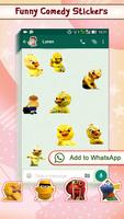 Funny Comedy Stickers for WhatsApp capture d'écran 1