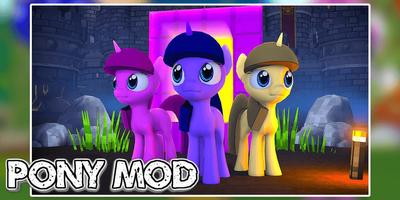 Pony mod for MCPE Affiche