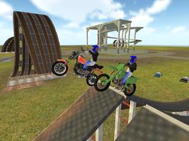 simulator permainan balap sepeda motor freestyle screenshot 2