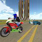 バイクライダー-ポリスチェイスゲーム アイコン