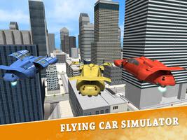Flying Police Car – Addictive Flying Car game 포스터