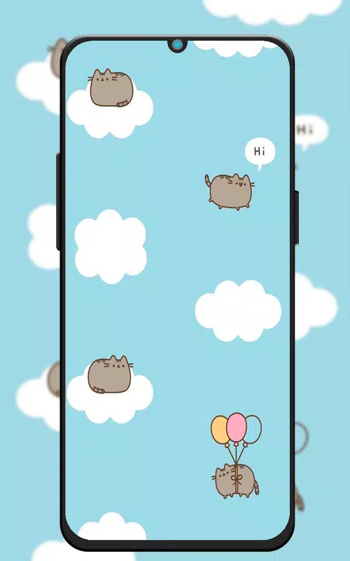 Telefone de Gato Kawaii Papel de parede de celular HD