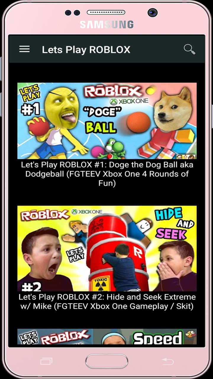 Fgteev Videos Latest Family Fun For Android Apk Download - roblox xbox one hide and seek