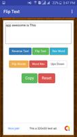 Flip words - Text Stylish Tool اسکرین شاٹ 3