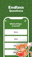 English Word Spelling Quiz App تصوير الشاشة 1