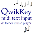 QwikKey: Midi Text Composer & Folder Music Player-icoon