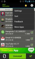 Fast Uninstaller captura de pantalla 2