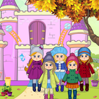 Pretend Play Doll House أيقونة