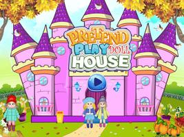 Pretend Play Doll House الملصق