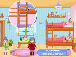 Pretend Play Doll House تصوير الشاشة 2