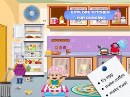 Pretend Play Doll House تصوير الشاشة 3
