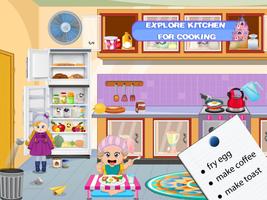 Pretend Play Doll House screenshot 3