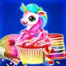 Unicorn Rainbow Bakery: Cook C APK