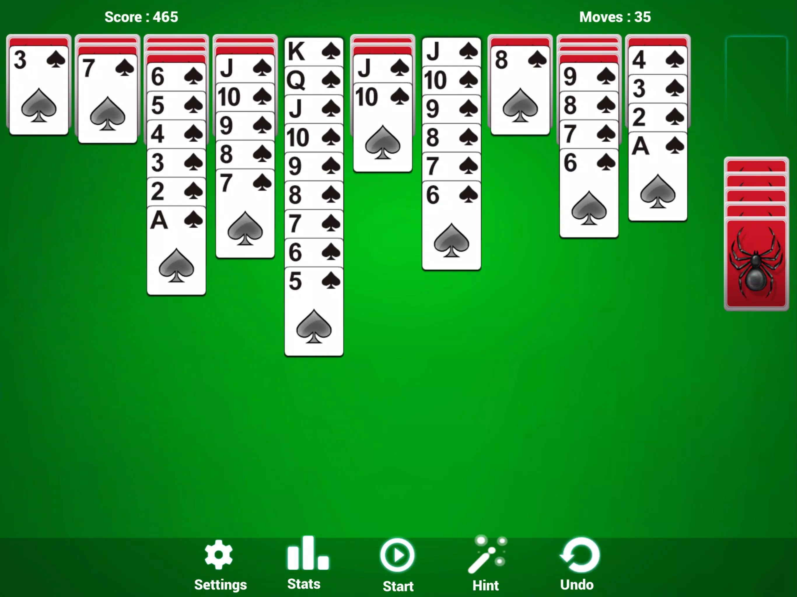 Spider solitaire classic : free offline card game APK للاندرويد تنزيل