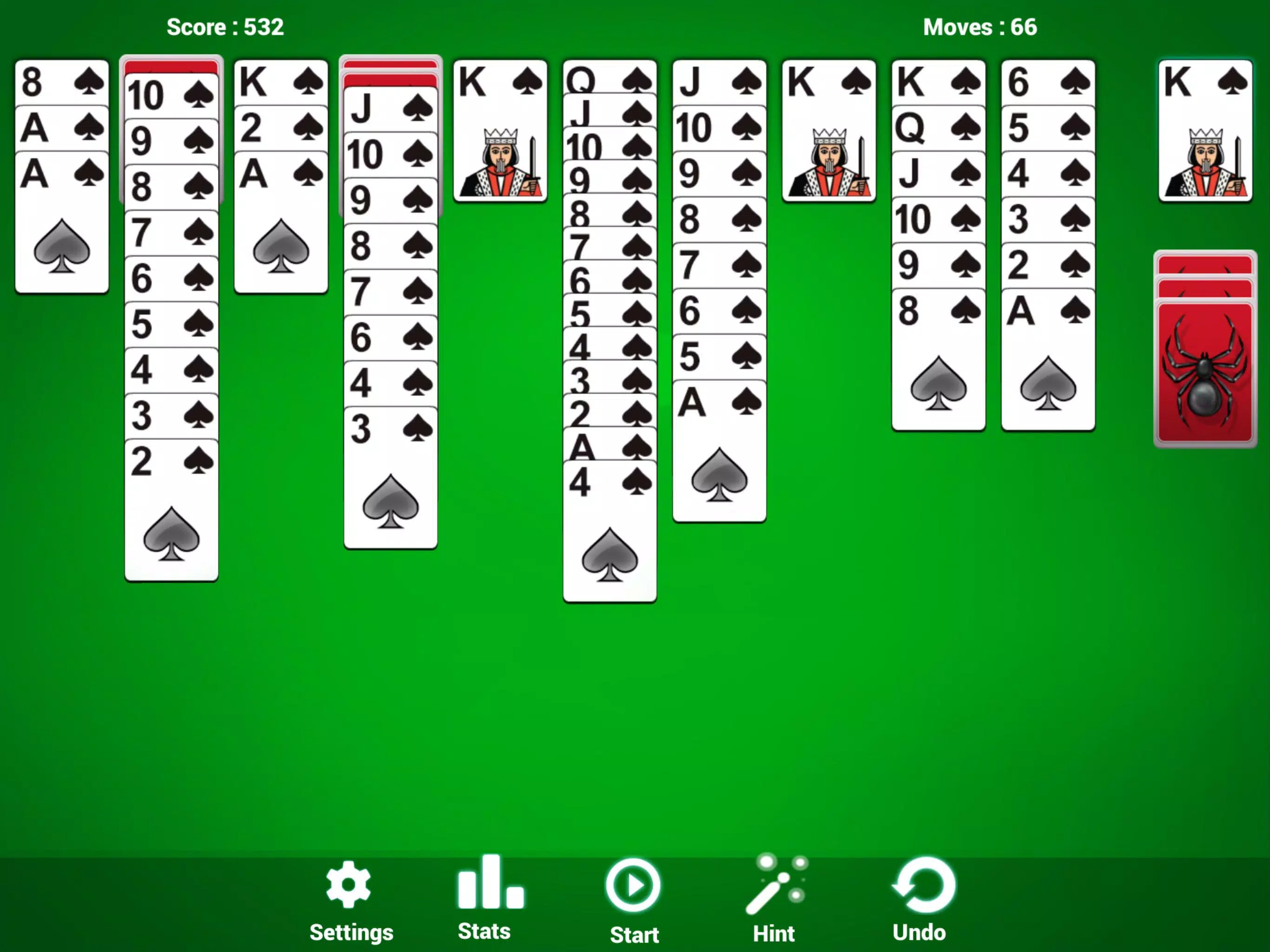 Spider solitaire classic : free offline card game APK for Android Download