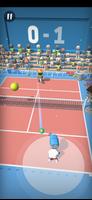 Tennis Little Heros 3D Game capture d'écran 1