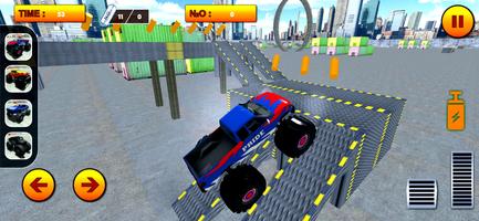 Monster Truck Stunts 3D تصوير الشاشة 1