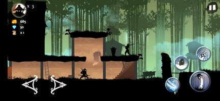 Ninja Shadow Fight Samurai Attack تصوير الشاشة 1