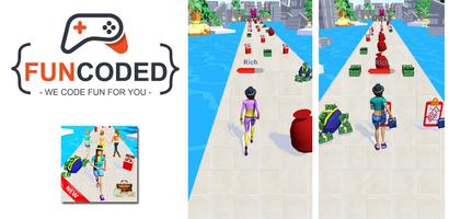 Run Rich Bridge Race 3D الملصق