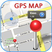 GPS Map Navigation Route Find آئیکن
