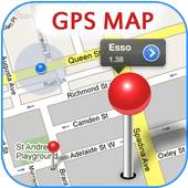 GPS Map Navigation Route Find icon