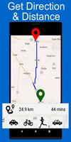 GPS Map Navigation Route Find پوسٹر