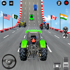 Mega Ramp Tractor Stunt Game icône
