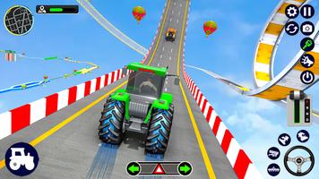 Mega Ramp Tractor Stunt Game پوسٹر