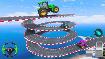 Mega Ramp Tractor Stunt Game स्क्रीनशॉट 1