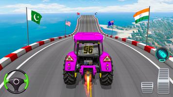 Mega Ramp Tractor Stunt Game imagem de tela 2