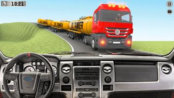 Semi Truck Driving Truck Games الملصق